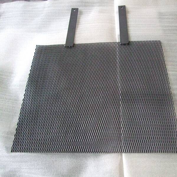 Oem Supply Platinum Plated Titanium Mesh Anode Electrode For Water Ionizer Chamber